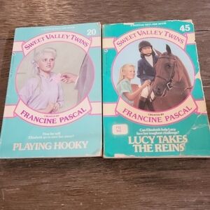 Vintage Sweet Valley Twins Book Bundle Playing Hooky Lucy Takes the Reins
